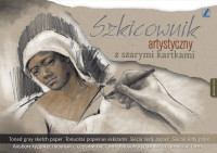 Szkicownik artystyczny z szarymi kartkami A4 20ark. Kreska